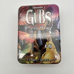 GUBS A Game of Wit and Luck Card Game Gamewright Tin Sealed New 2-6 Players